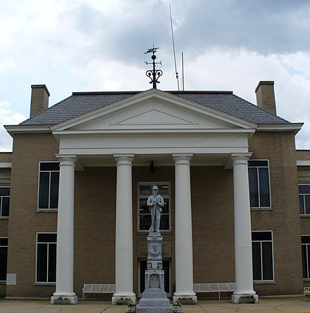 Tazewell County Courthouse, Tazewell Historic District, Tazewell