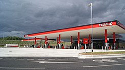 Texaco at the as yet unopened Leeds Skelton Lake Services (23rd May 2020).jpg