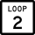 Marcador de State Highway Loop 2