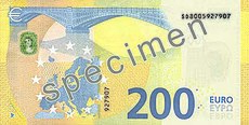 200 euros, back