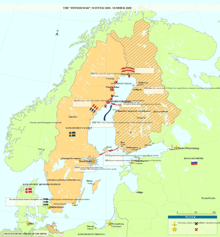 Finnish War, Winter 1808 - Summer 1809
