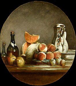 Melon, poires, pêches et prunes, 1763 – Musée du Louvre, Paris.