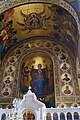 Murals depicting Mary, and Christ Child between angels surrounded by Prophets and the Ascension of Jesus, 20th cent.