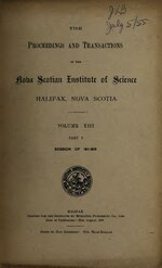 Thumbnail for File:The proceedings and transactions of the Nova Scotian Institute of Science, Halifax, Nova Scotia (IA proceedingstrans132nova).pdf