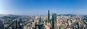The west panorama of Shenzhen2021.jpg