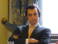 Thierry Baudet, de leider van het Forum voor Democratie.