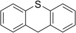 Structural formula of thioxanthene