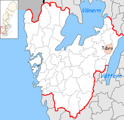 Tibro Municipality in Västra Götaland County.png