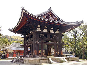 Tōdai-ji's shōrō (an early type)