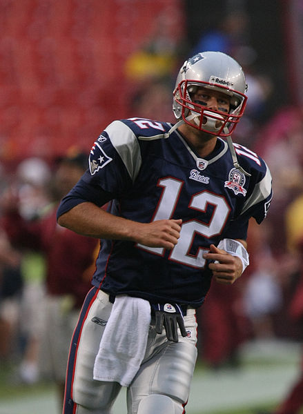 Brady during the 2009 preseason