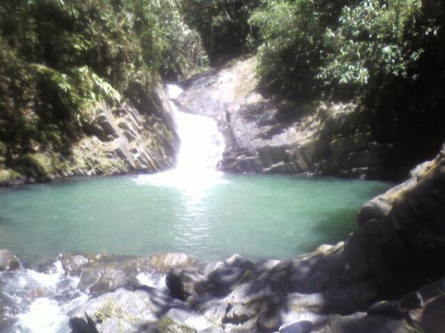 The Muzo settled close to springs and waterfalls, here in Topaipí.