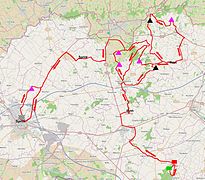 Triptyque des Monts et Châteaux 2014, 3e étape.