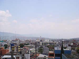 Tuxtla Gutiérrez'in manzarası