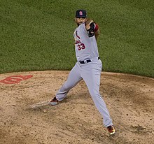 Ross with the St. Louis Cardinals in 2018 Tyson Ross (44534111272).jpg