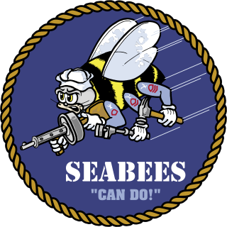 <span class="mw-page-title-main">Seabee</span> Member of the US Naval Construction Forces