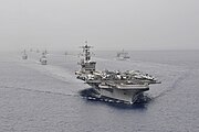 USS Carl Vinson at Malabar 2012