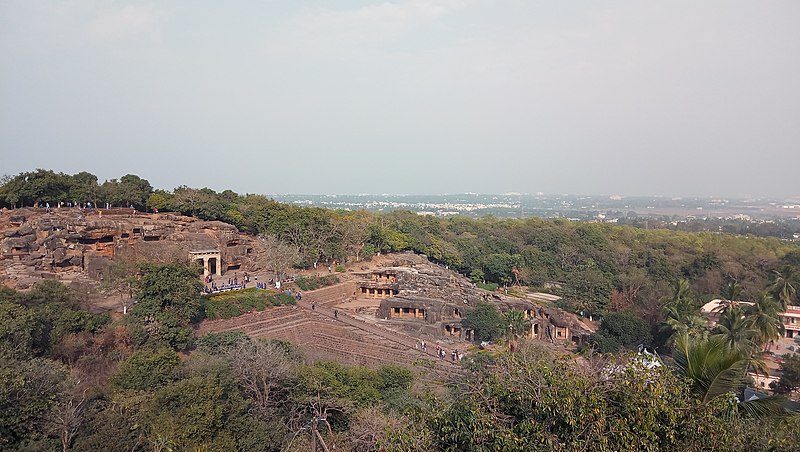 File:Udayagiri and Khandagiri Caves in Bhubaneswar, Odisha, India.jpg