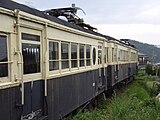 かつては丸窓電車が2両保存されていた（2009年8月）