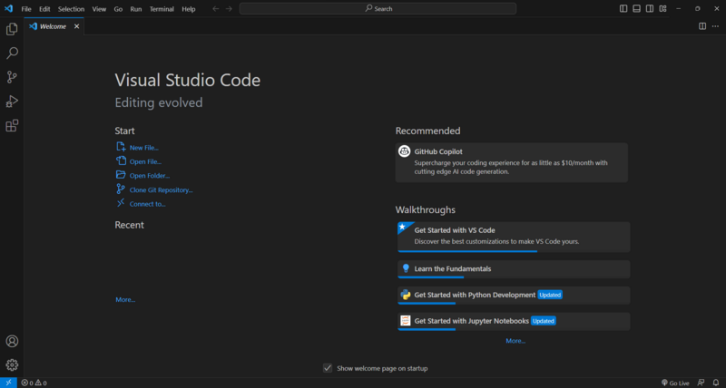 writing c code in visual studio