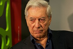 Mario Vargas Llosa Göteborgin kirjamessuilla vuonna 2011