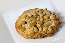 Cookie s piniovými semínky