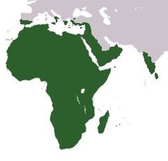 África, Ásia e sul da Europa