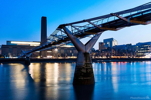 Image: View of Tate Modern from Millennium Bridge