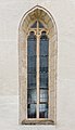 English: Gothic tracery window at the northern wall Deutsch: Gotisches Maßwerkfenster in der Nord-Wand