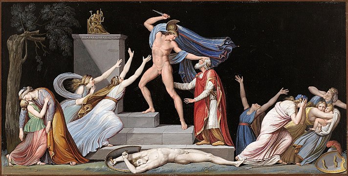 The Death of Priam by Vincenzo Camuccini