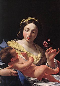 Simon Vouet De Maagd en Kind Jezus