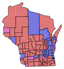 Assembly partisan representation
Democratic: 32 seats
Lib. Rep.: 7 seats
Republican: 61 seats WI Assembly Partisan Map 1873.svg