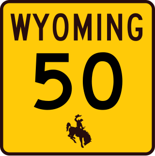 <span class="mw-page-title-main">Wyoming Highway 50</span> State highway in Wyoming, United States
