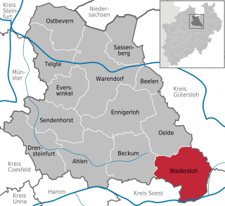 Wadersloh Municipality in North Rhine-Westphalia, Germany