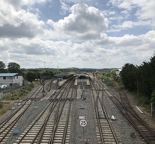 View of the station