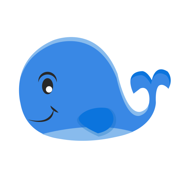 File:Whale cute marine animal and mammal cartoon clipart vector.svg