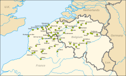 Campanarios del Patrimonio Mundial map.svg