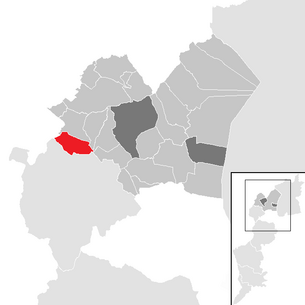 Location of the municipality of Zillingtal in the Eisenstadt-Umgebung district (clickable map)