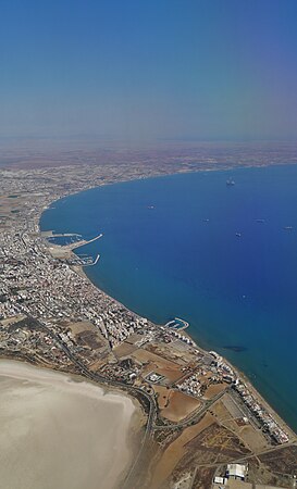Larnaka an der Bucht von Larnaka