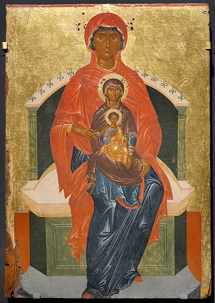 File:"Sainte Anne avec la Vierge Marie et le Christ" d' A. Akotantos (musée du Louvre, Paris) (51562487573).jpg