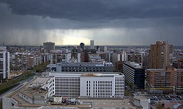 Vista del barrio desde el norte