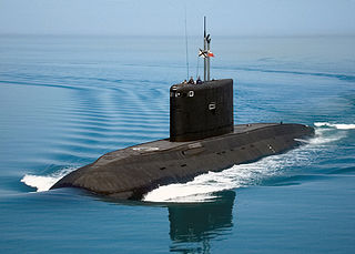 Russian submarine <i>B-237</i> Russian Kilo-class attack submarine