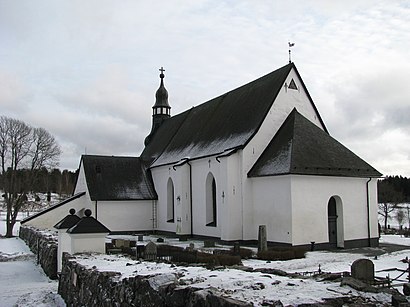 Vägbeskrivningar till Österåkers Kyrka med kollektivtrafik