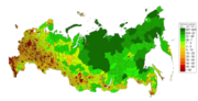 Миниатюра для Размещение населения в России