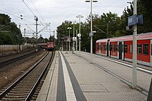 Nordkopf mit aus Nürnberg einfahrendem S-Bahn-Zug (2009)