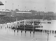 Фотография с церемонии открытия на Бислетте