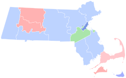 1912 Massachusetts Gubernatorial Election by County.svg