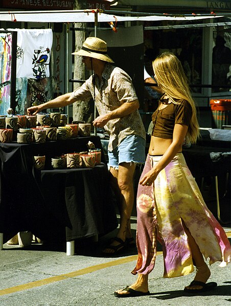 File:1996.10 Key West Shopper on Duval Street.jpg