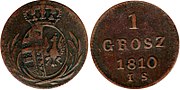 Miniatura 1 grosz (1810–1814)
