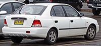 Pre-facelift Hyundai Accent 5-door (Australia)