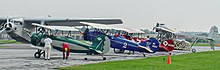 Some of the aircraft that participated in the 2003 National Air Tour, seen during a stop in Frederick, Maryland 2003 National Air Tour in Frederick, Maryland.jpg